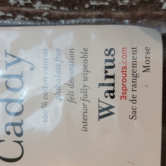 RARE NWT 3 Sprouts Storage Caddy Walrus Hard to Find - Picture 4 of 7